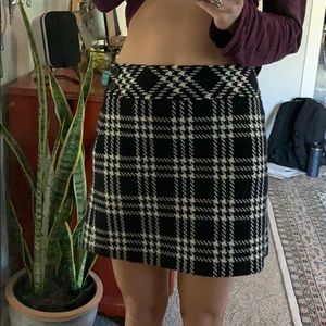 J Crew wool plaid skirt